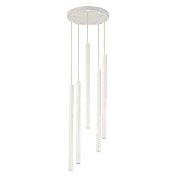 SIGMA 33626 Sopel 5 koło lampa wisząca biały