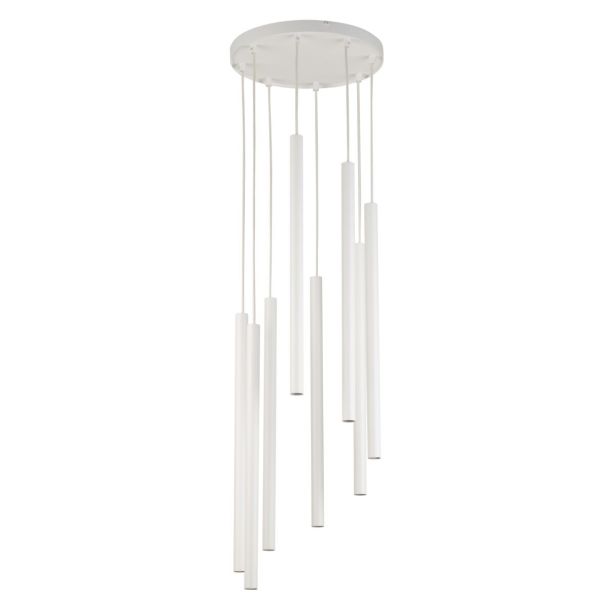 SIGMA 33629 Sopel 8 koło lampa wisząca biały
