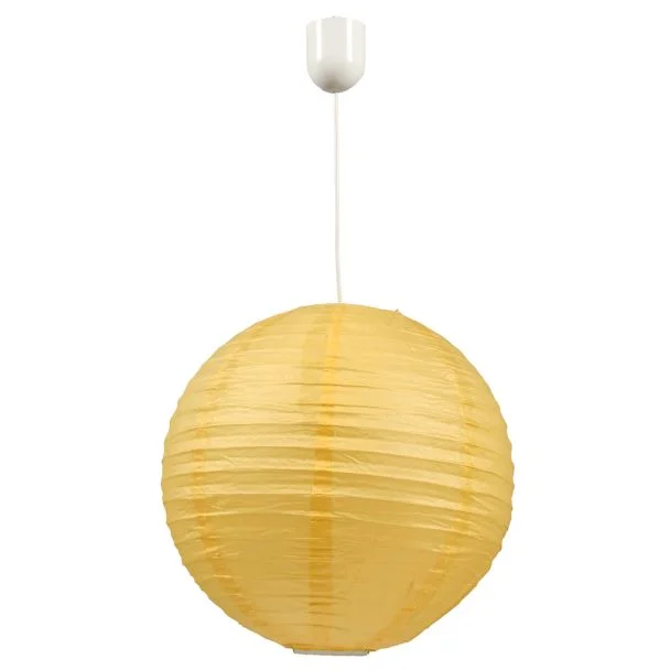 CANDELLUX 31-88188 ABAŻUR PAPIEROWY-KOKON KULA PAPIEROWA 40 ŻÓŁTY
