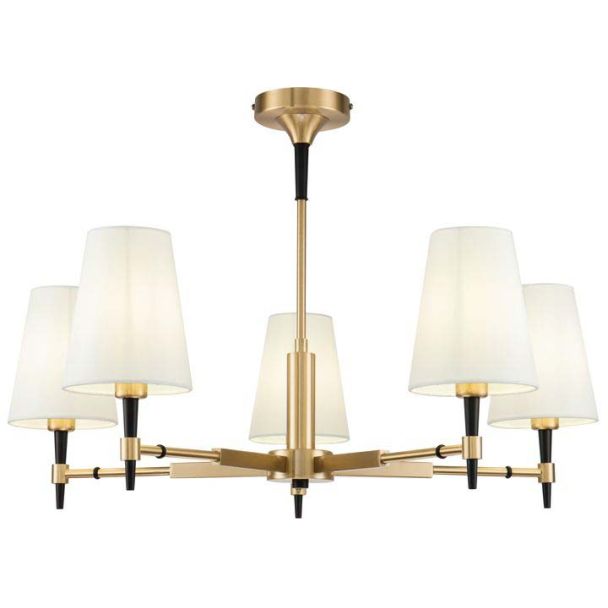 MAYTONI H001CL-05BS House Zaragoza Chandelier Brass