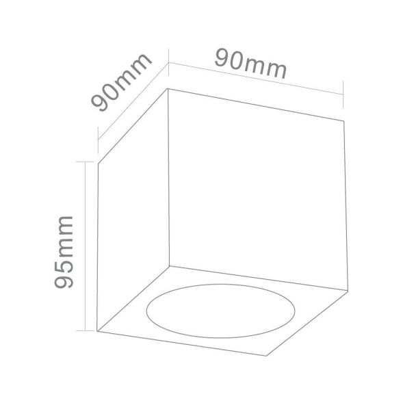 OPEN DESIGN OR86300 Cubo Nero Gold