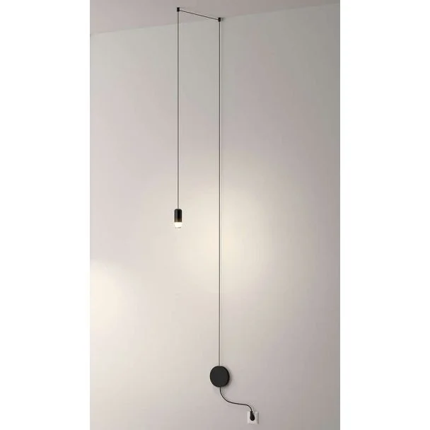 MOOSEE MSE1501100474 lampa ścienna FLUSSO WALL czarna