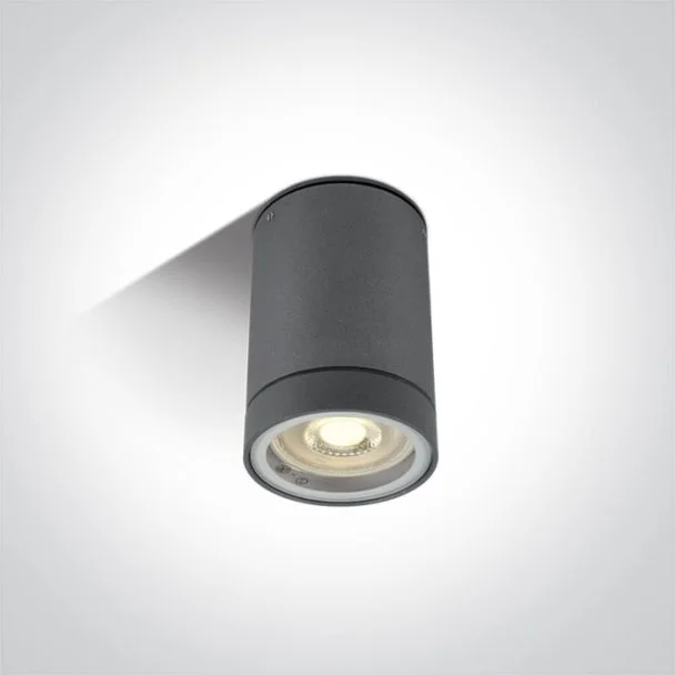 ONE LIGHT 67130C/AN Lido zewnętrzny cylinder sufitowy antracyt 35W MR16 GU10