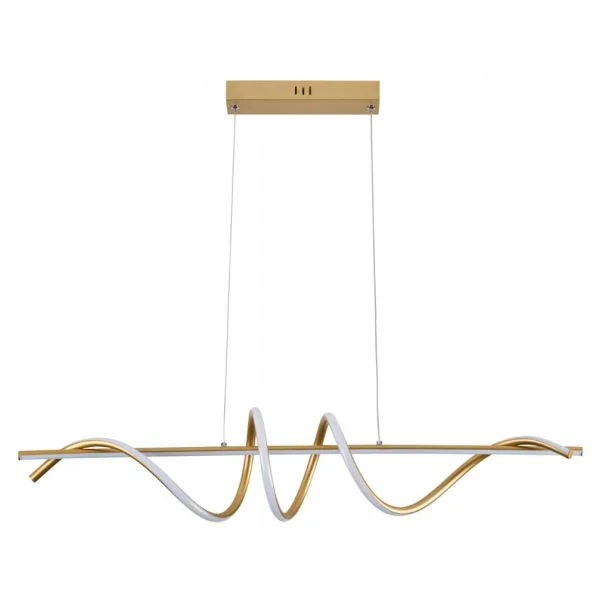 Reality 339701-09 Serpent - lampa wisząca LED złoty malowany