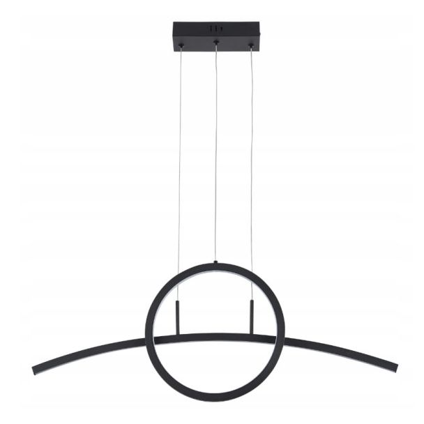 Reality 339801-30 Evora - lampa wiszÄ…sza LED czarny mat