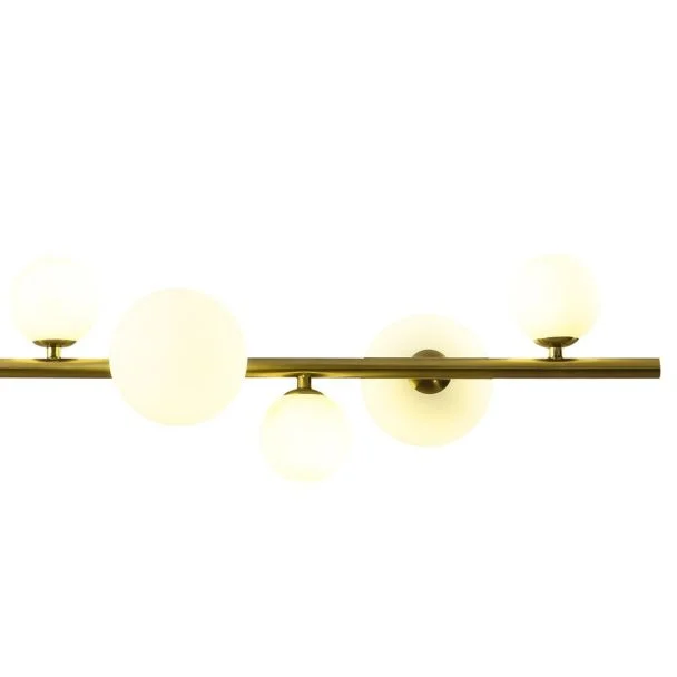Step into Design MP0097-10 Lampa wisząca MILKY DROP złota 120 cm