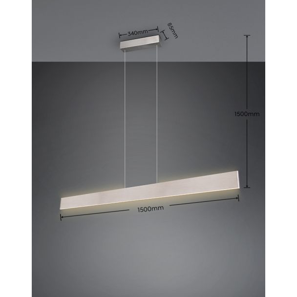 TRIO GALWAY 349710107 lampa wisząca