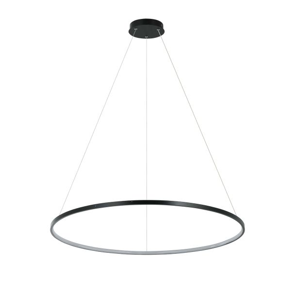 LIGHT PRESTIGE Lampa wisząca Ring duży CCT 1xLED czarny LP-909/1P L BK CCT
