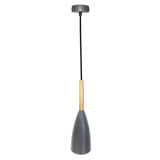 CANDELLUX 50101266 LAMPA WISZĄCA TROSA 1 SZARY