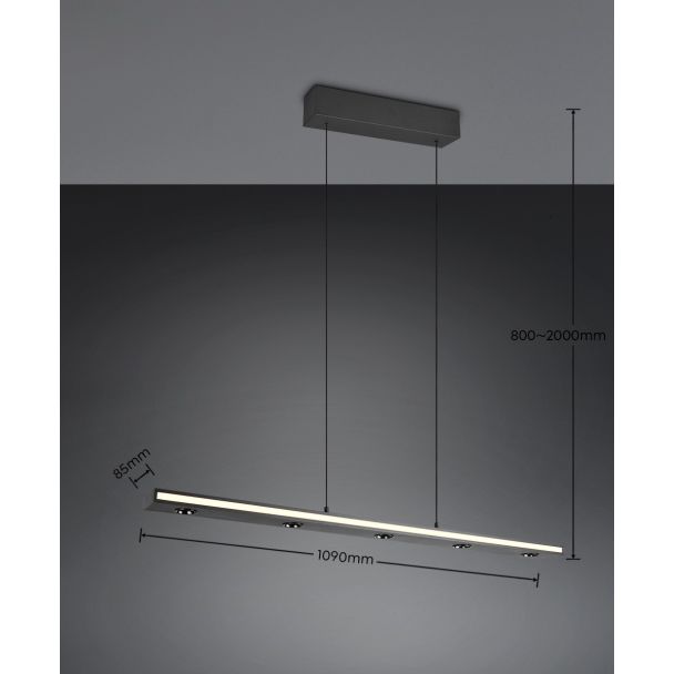 TRIO GRAHAM 353010132 lampa wisząca