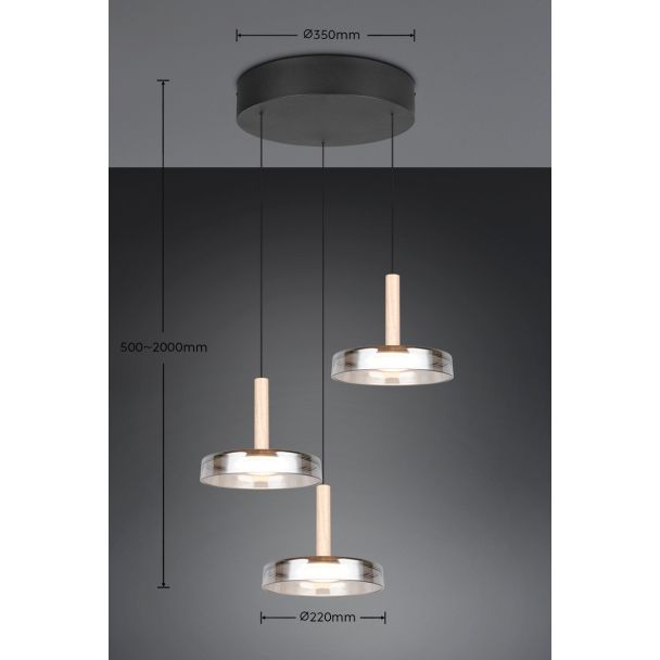 TRIO CELESTE 354930332 lampa wisząca