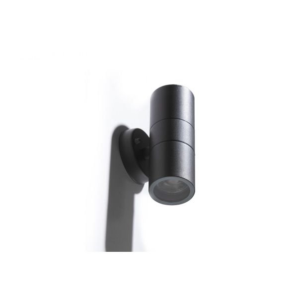 AZZARDO AZ4473 ULF 2 GU10 WALL BK TECHNICAL WALL BLACK