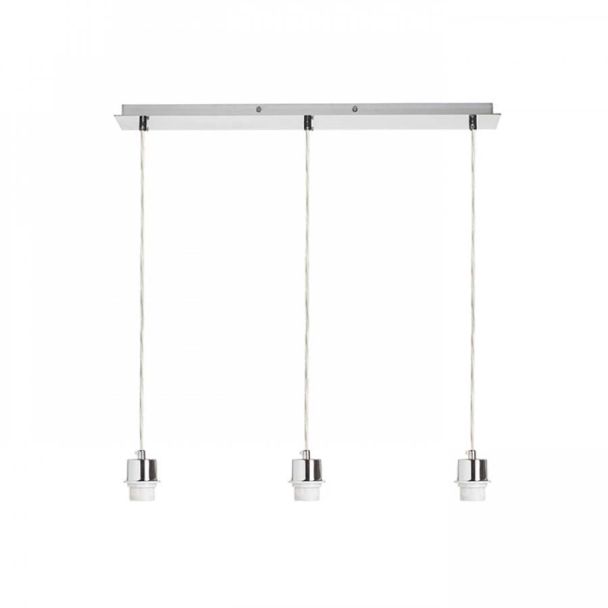 RENDL R11775 MORE 60 sufitowa wisząca podstawa chrom 230V E27 3x42W