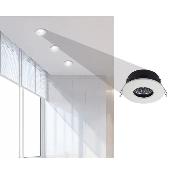 CANDELLUX 2258898 SH-12 WH MR16 BIAŁY oczko sufitowe lampa sufitowa HERMETYCZNA IP65 odporna na wilgoć