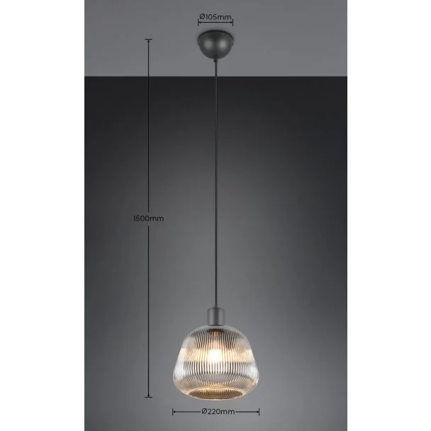TRIO TARIFA 362800132 lampa wisząca
