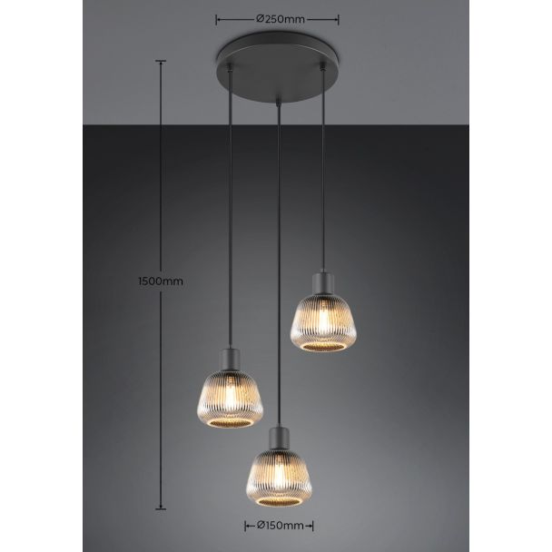 TRIO TARIFA 362830332 lampa wisząca