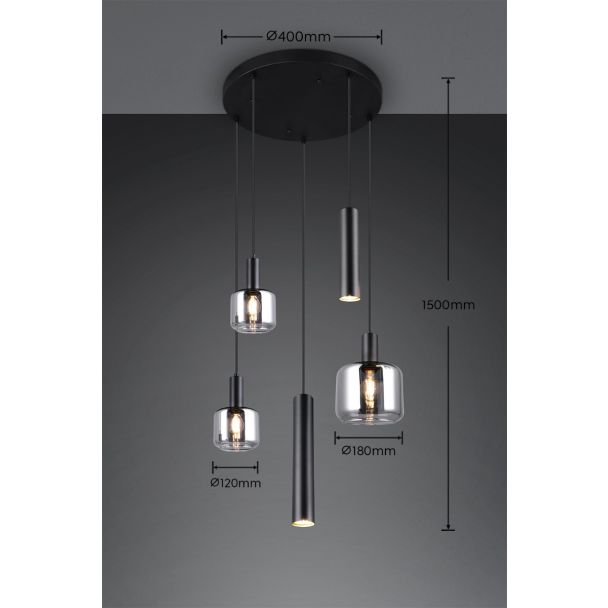 TRIO MATARO 364130532 lampa wisząca