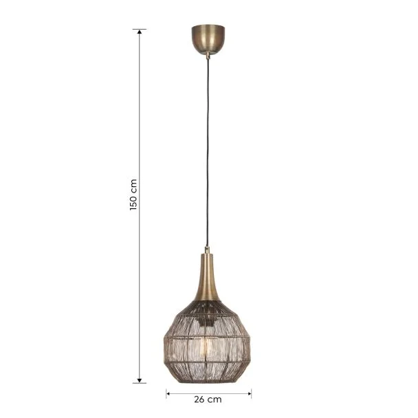 TRIO SORAYA 365430104 lampa wisząca