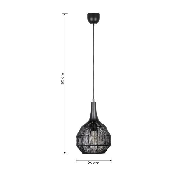 TRIO SORAYA 365430132 lampa wisząca