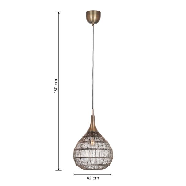 TRIO SORAYA 365440104 lampa wisząca