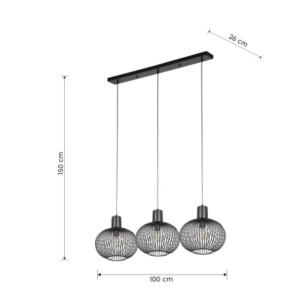 TRIO GILA 365700332 lampa wisząca