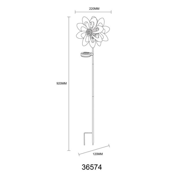GLOBO SOLAR 36574 LAMPA SOLARNA LED