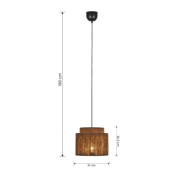 TRIO SMILLA 366800136 lampa wisząca