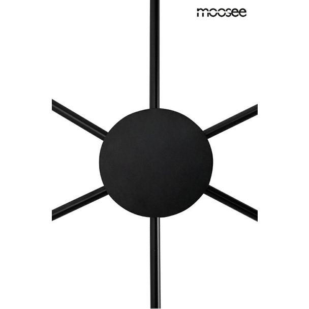 MOOSEE MSE010100356 MOOSEE lampa ścienna SHADOW 6 czarna
