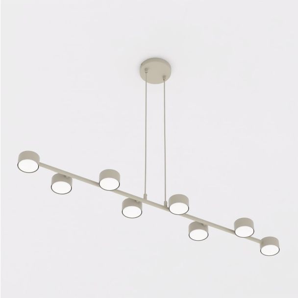 EMIBIG 1707/8 MEGARA 8 MOKKA Lampa wisząca