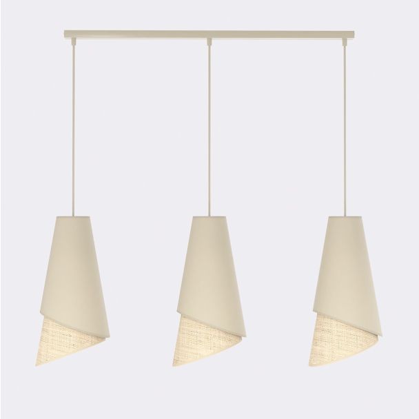 EMIBIG 1620/3 MODA 3 MO RATTAN LAMPA WISZĄCA