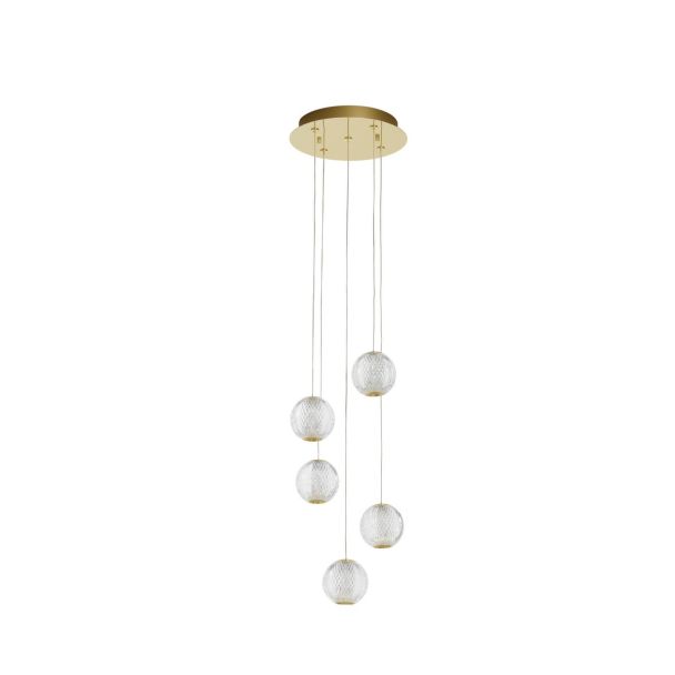 Luces Exclusivas CANA LE42693 LAMPA WISZĄCA LED złoty