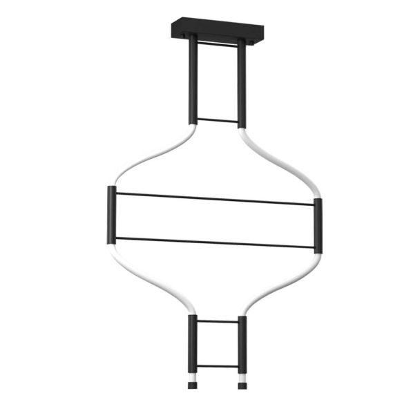 ANTIGO Lampa wisząca alha S 2 - Czarna (570 mm) 4000K 9053