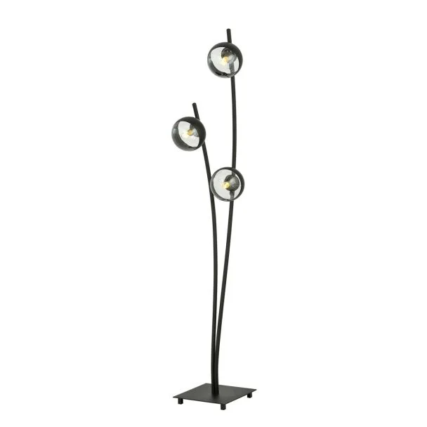 EMIBIG 1101/LP3 LAMPA PODŁOGOWA HUNTER LP3 BLACK/STRIPE