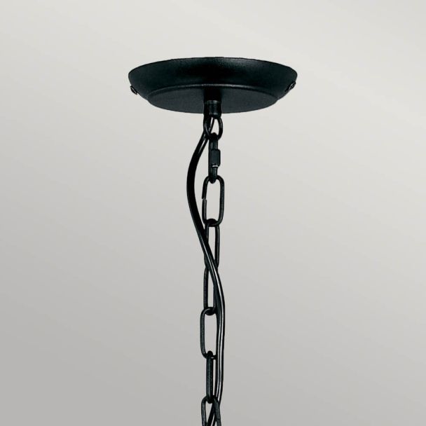 ELSTEAD ARTISAN ART5 BLACK 5Lt Chandelier/Semi-Flush