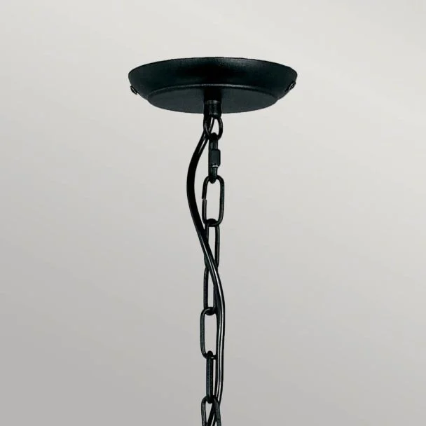ELSTEAD ARTISAN ART5 BLACK 5Lt Chandelier/Semi-Flush