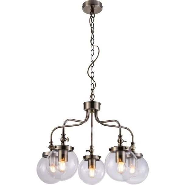 CANDELLUX 35-70876 BALLET LAMPA WISZĄCA 5X40W E27 PATYNOWY