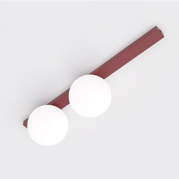 EMIBIG 1713/2 FIT 2 BURGUNDY OPAL Lampa sufitowa