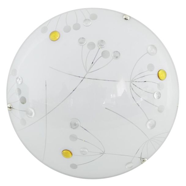 CANDELLUX 13-39118 FLORAL PLAFON 30 1X10W LED 6500K AMBER