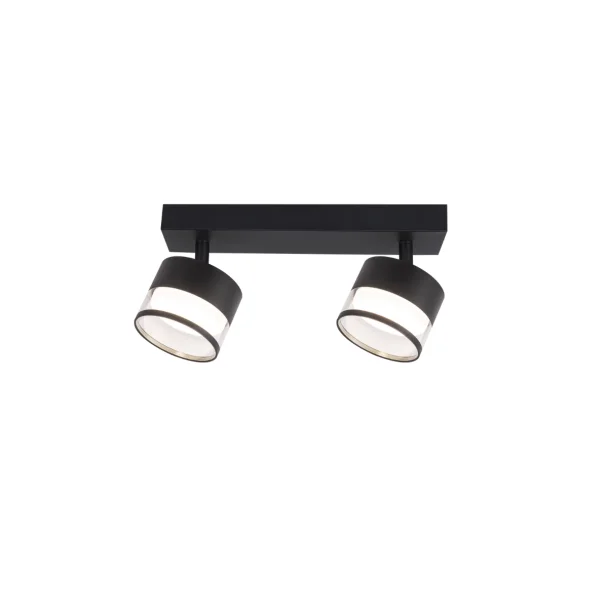 LIGHT PRESTIGE LP-6331/2WS TR/BK Spot Kendal 2 transparetny / czarny GX53