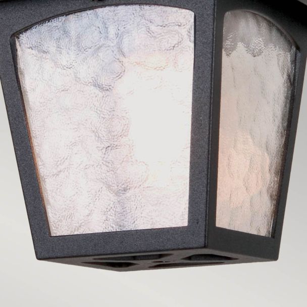 ELSTEAD YORK BL6A BLACK Porch Lantern