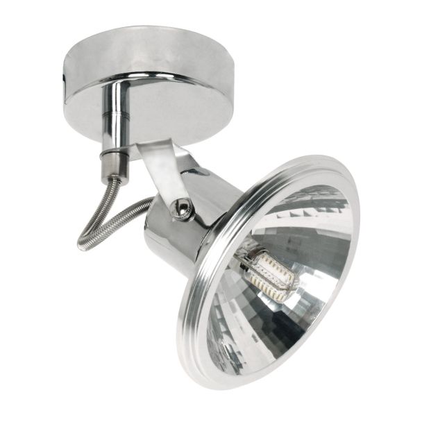 CANDELLUX 91-28075 MOON KINKIET 1X3,5W LED G9 CHROM