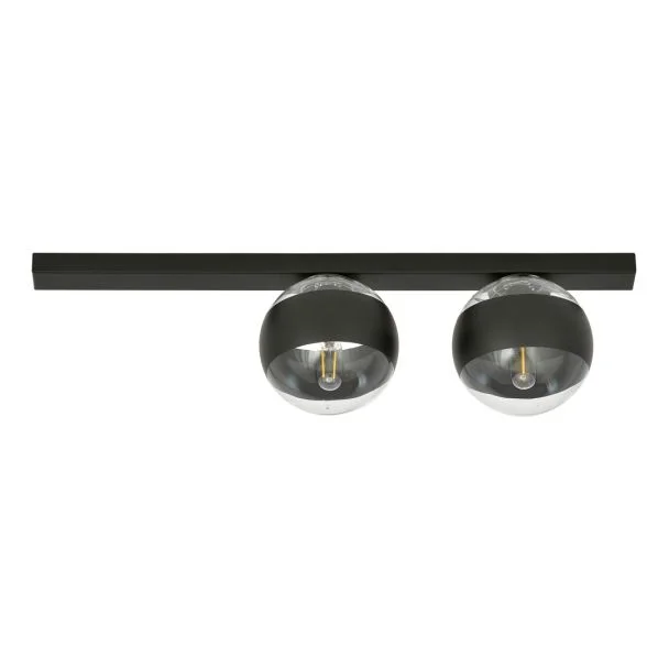 EMIBIG 1123/2 LAMPA SUFITOWA FIT 2 BLACK/STRIPE