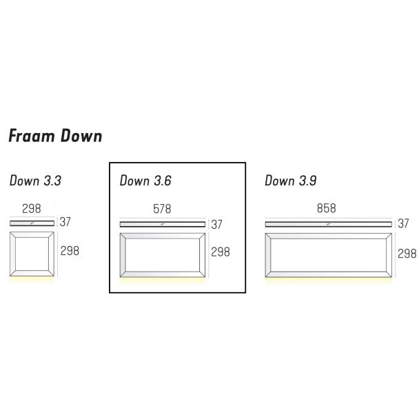 LABRA 3.1343 FRAAM DOWN Gen.2 3.6 NT Diffused Switch/DALI