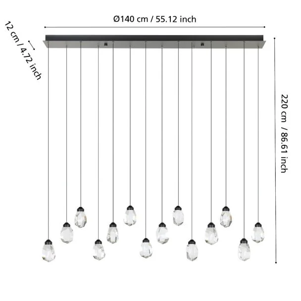 EGLO 390414 SINDICAT Lampa wisząca