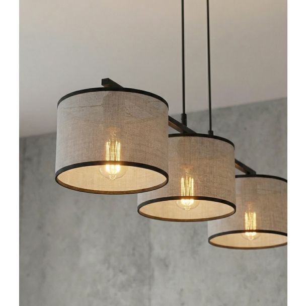 EMIBIG 1656/3 ECO 3 BL GRAY LAMPA WISZĄCA