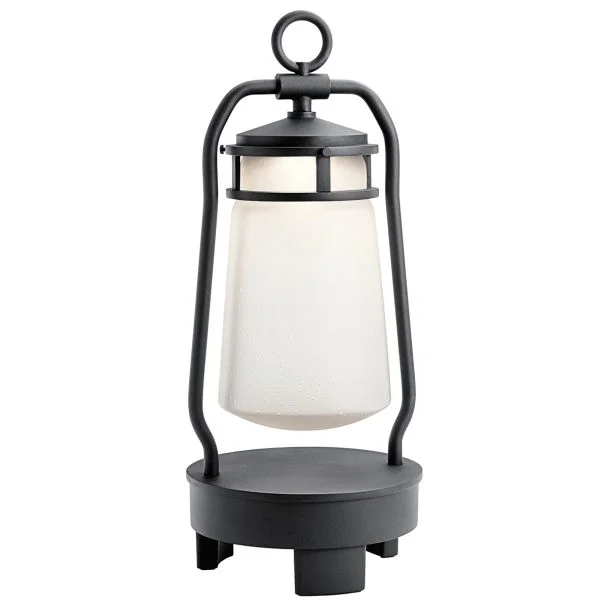 ELSTEAD Lyndon KL-LYNDON-BT-A-BK Portable Bluetooth Speaker Lantern - UK Plug