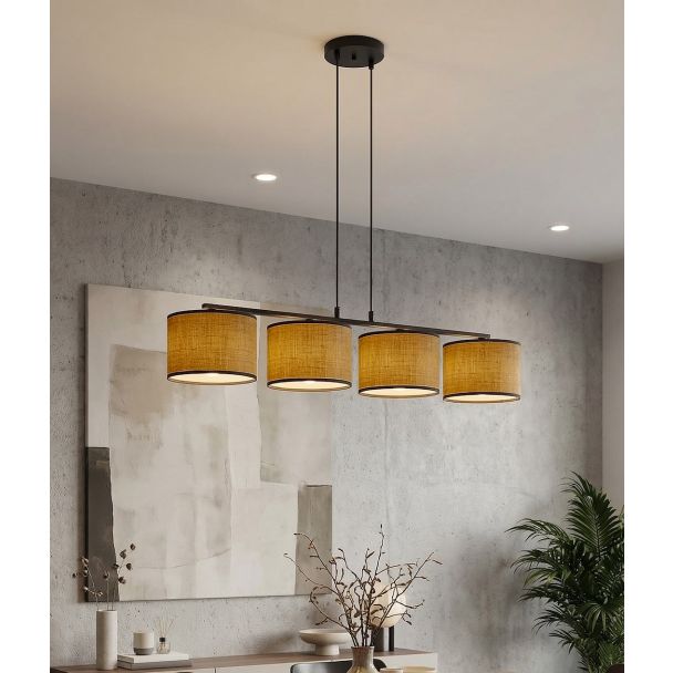 EMIBIG 1657/4 ECO 4 BL BROWN LAMPA WISZĄCA