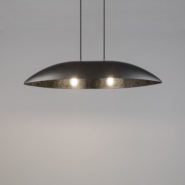 SIGMA 40643 lampa wisząca Gondola M srebrny/czarny