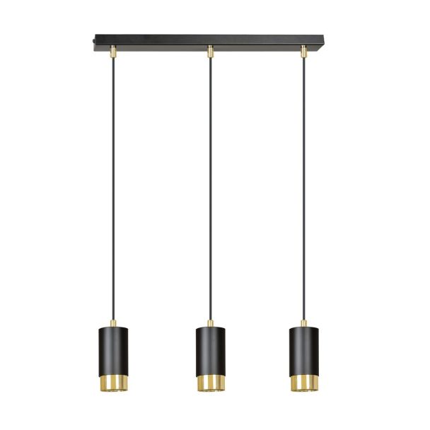 EMIBIG 817/3 LAMPA WISZĄCA FUMIKO 3 BL/GOLD