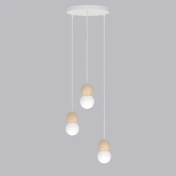 EMIBIG 1674/3 LOOP 3 WHITE LAMPA WISZĄCA